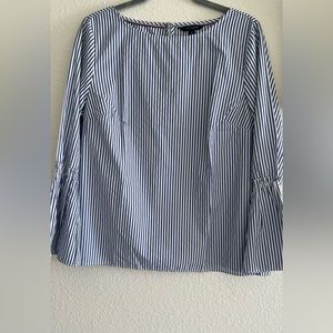 Tommy Hilfiger Striped Bell Sleeve Top Size L New without tags